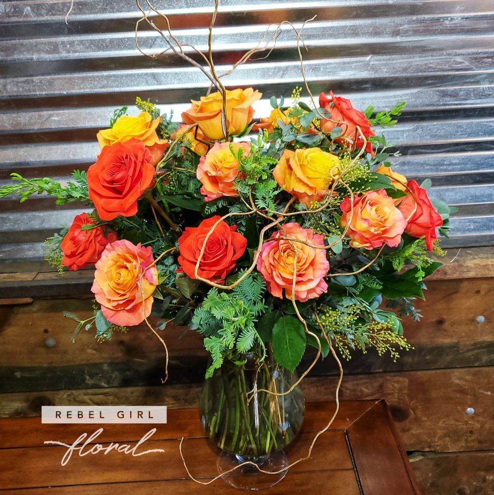 Orange Crush Roses Bouquet