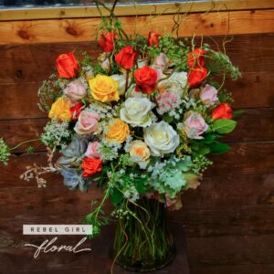 Birthday Flower Arrangement of 76 Roses to Celebrate a 76 Birthday in Wayzata, MN